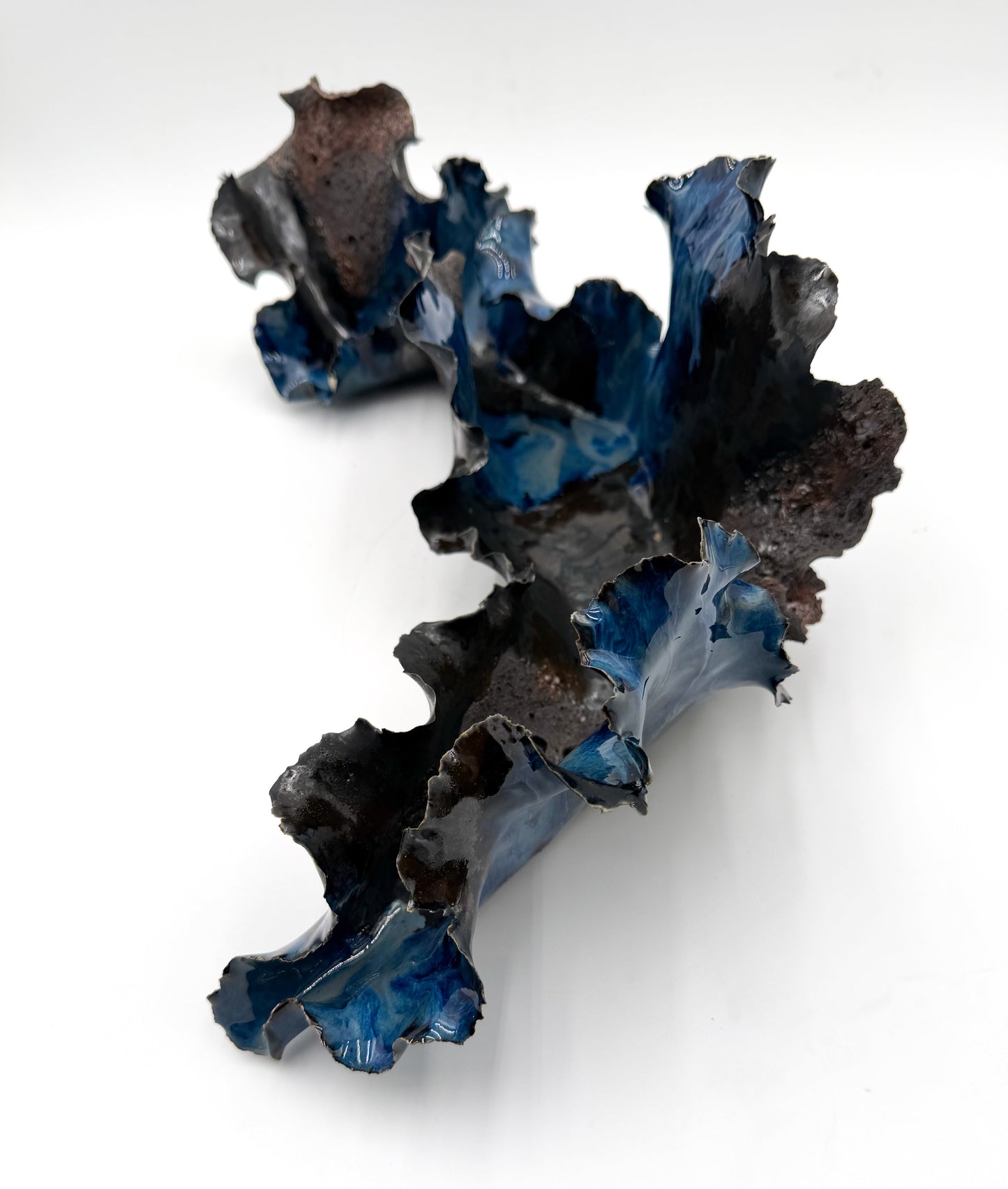 Midnight Reef/Porcelain Coral Sculpture - Midnight Series