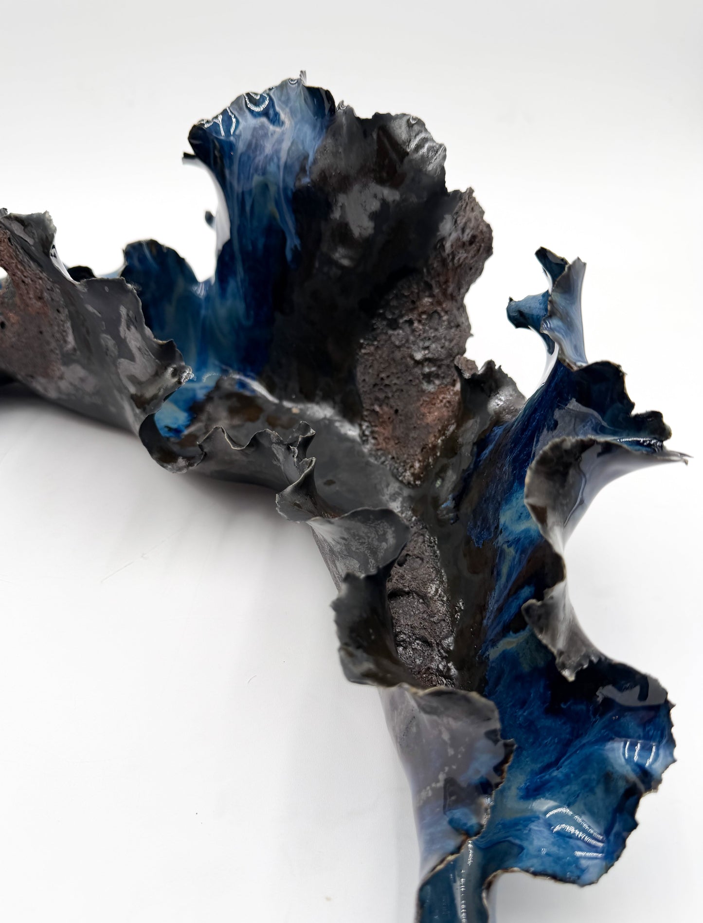 Midnight Reef/Porcelain Coral Sculpture - Midnight Series