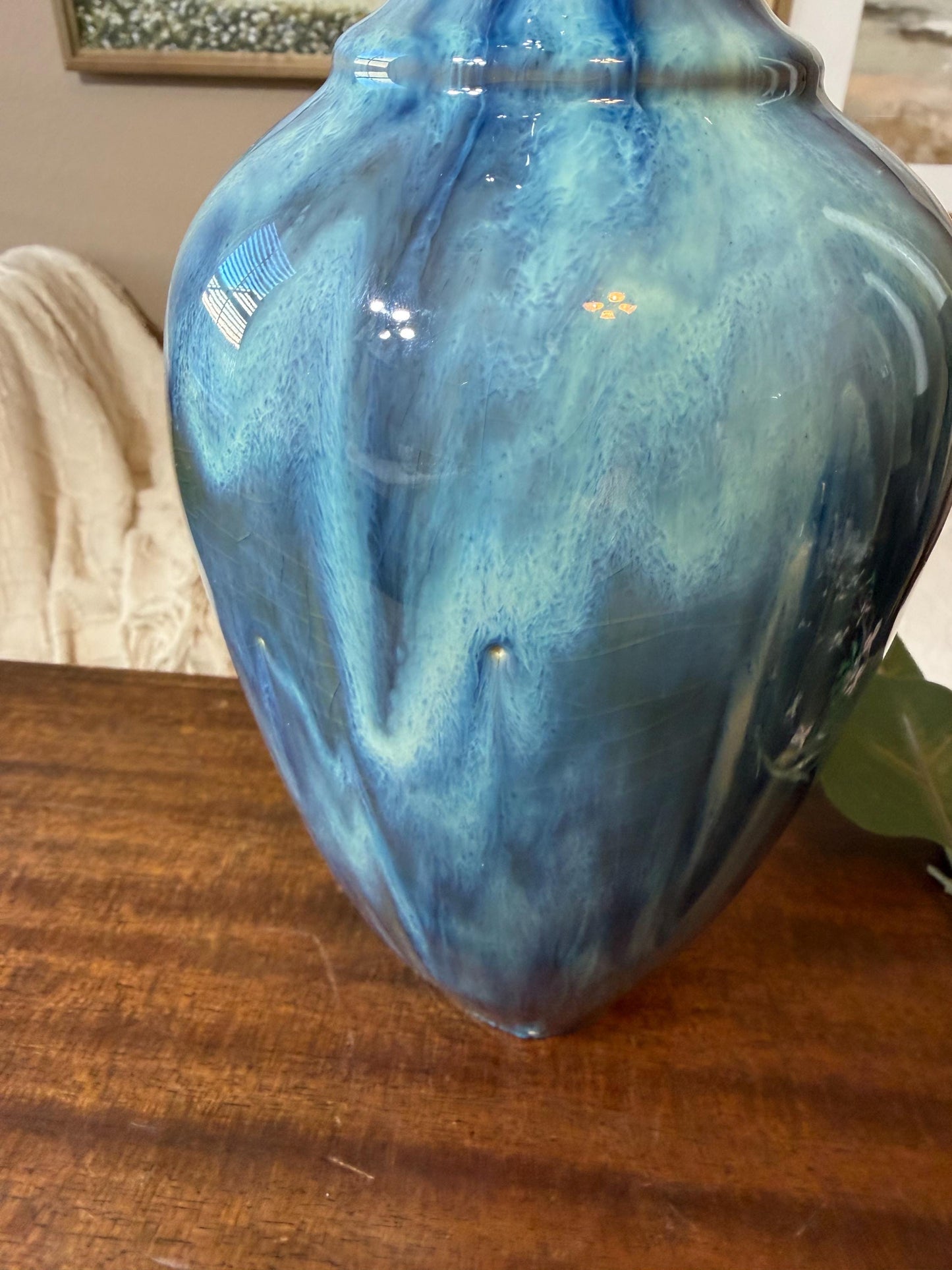 Tidal Series : Undertow Deepening - Ceramic Ocean Vessel, Ocean inspired Sculpture