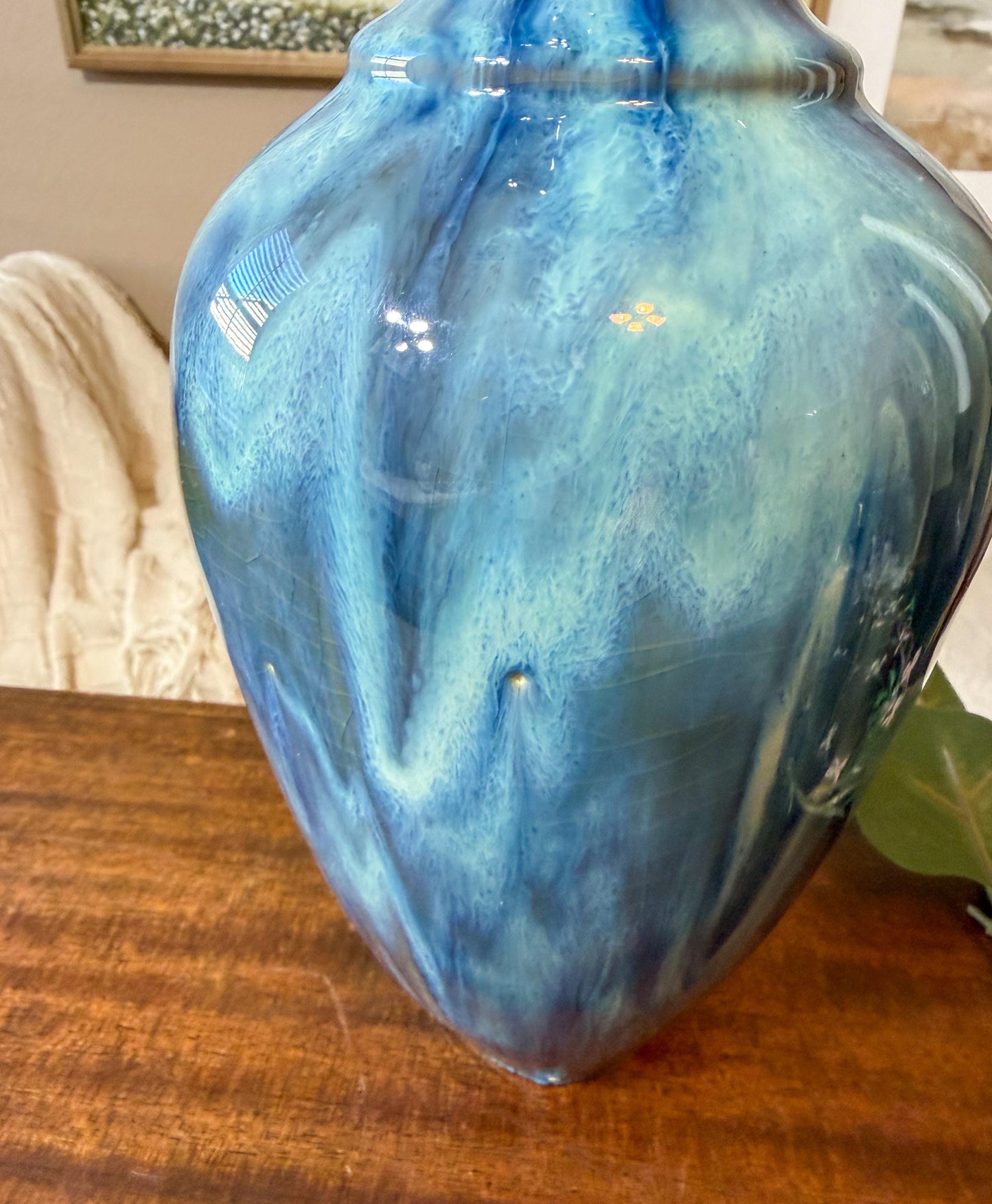 Tidal Series : Undertow Deepening - Ceramic Ocean Vessel, Ocean inspired Sculpture
